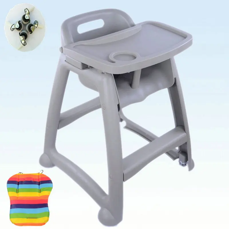 Trona comedor infantil plástico PP con bandeja ajustable para niños - imagen 5