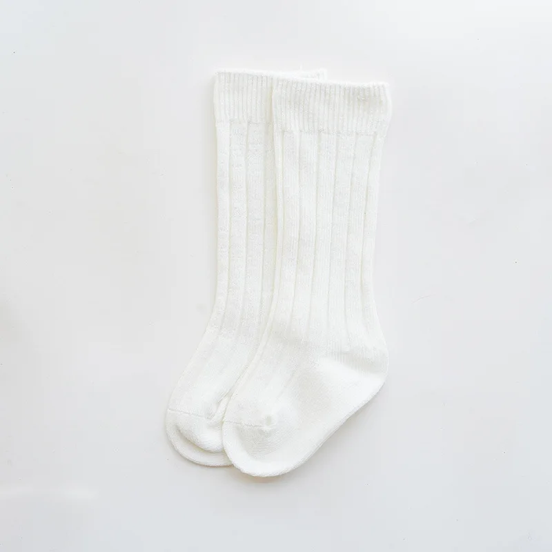 Calcetines algodón bebé hasta rodilla punto liso otoño-invierno - imagen 4