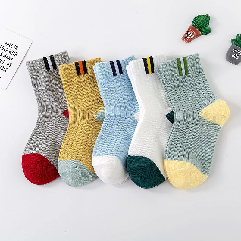 Calcetines de algodón para bebé niña con estampado animales - imagen 3