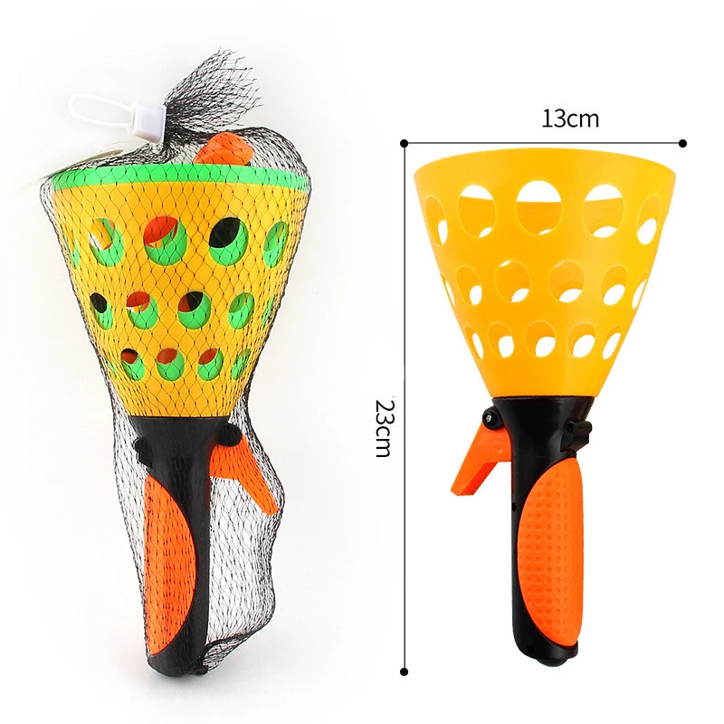 Pelota de doble lanzamiento para jardín – Juguete interactivo al aire libre - imagen 2