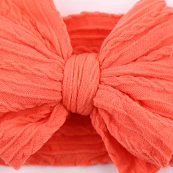 Diadema con lazo para bebé - Turbante elástico de nailon suave