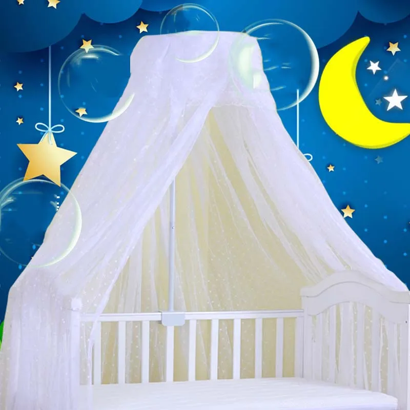 Mosquitera Universal para cuna bebé malla bipartita dosel elegante - imagen 4