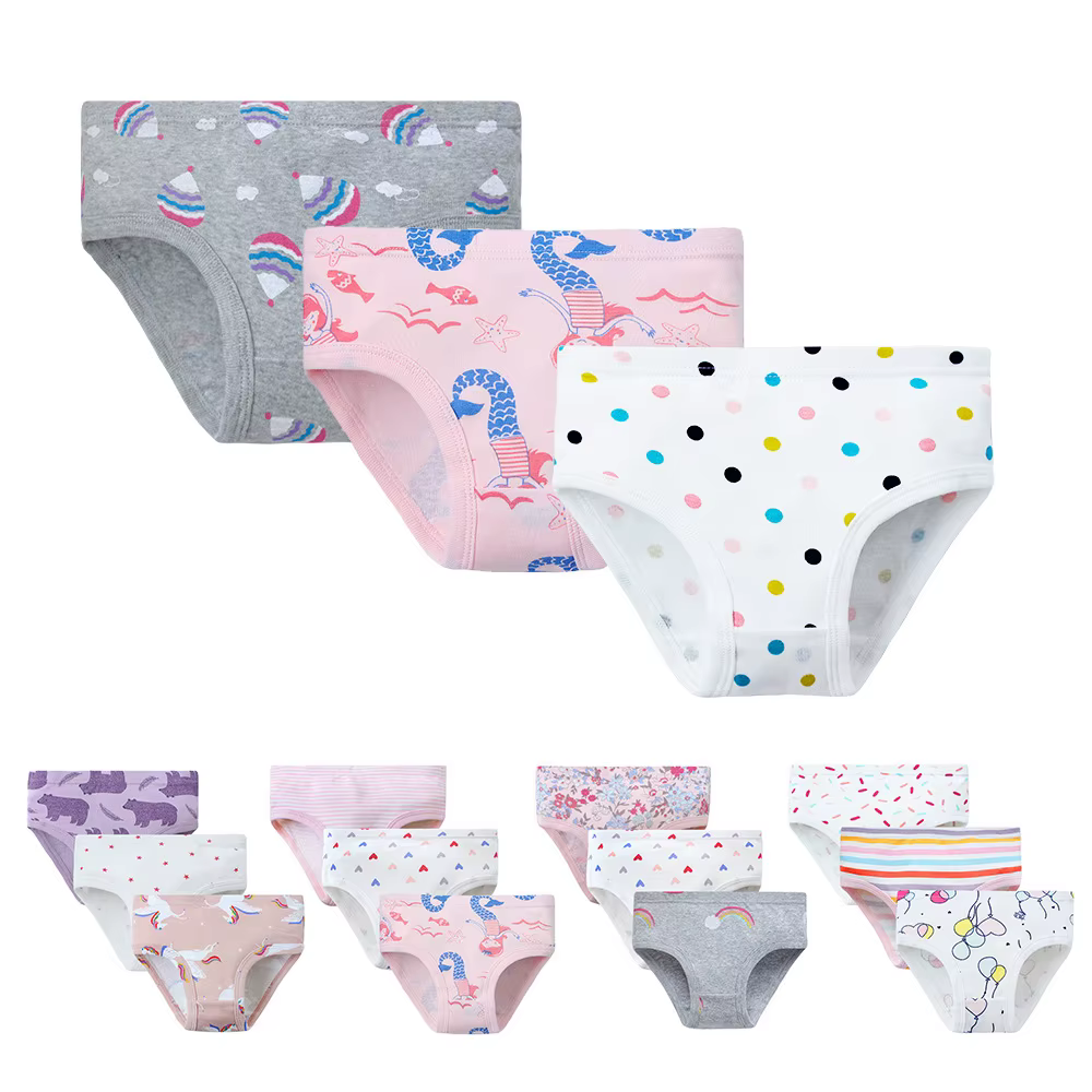 Bragas de algodón puro para bebé niña – pantalón corto verano - imagen 5
