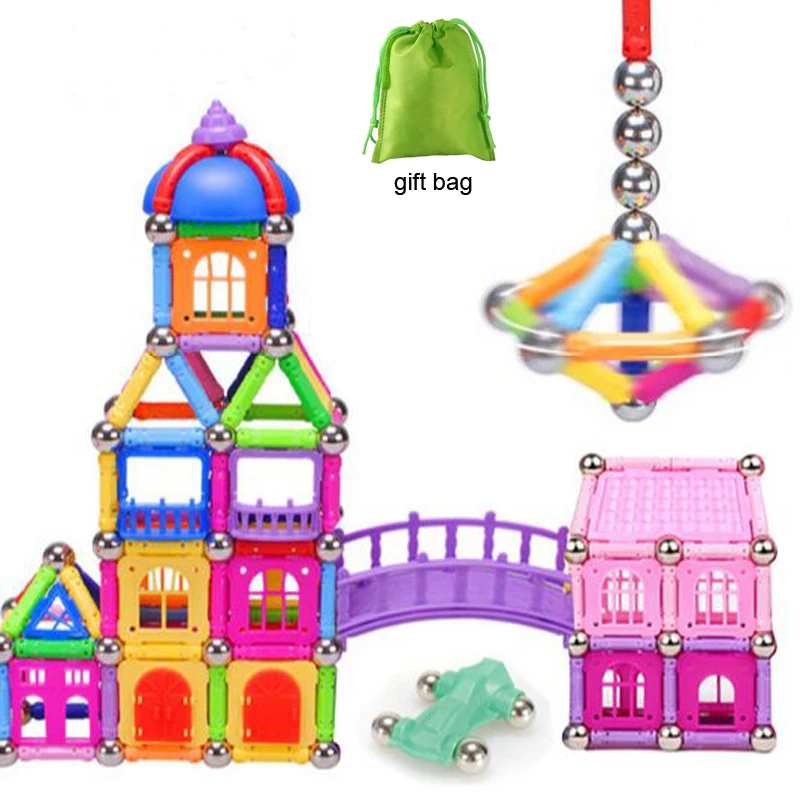 Juego bloques magnéticos educativos 238 piezas – Para niños - imagen 3