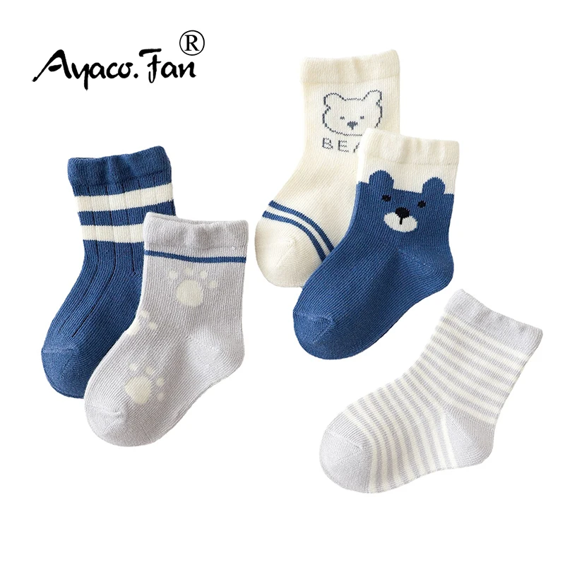 Calcetines algodón para bebé recién nacido – Suaves y transpirables - imagen 2