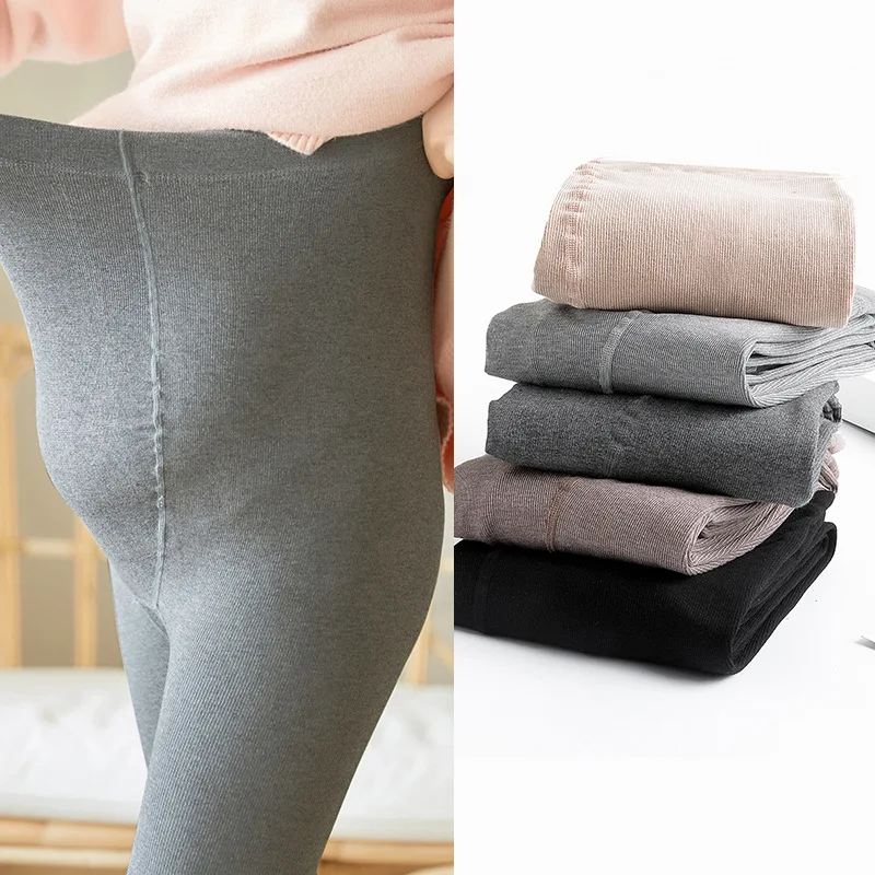 Pantimedias premamá de terciopelo algodón para otoño invierno - imagen 3