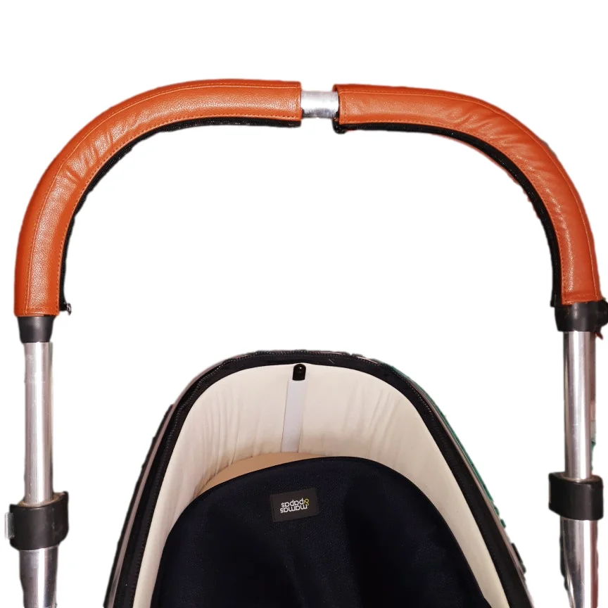 Mamas and Papas Urbo 2 Protector de manillar en cuero para bebé - imagen 4