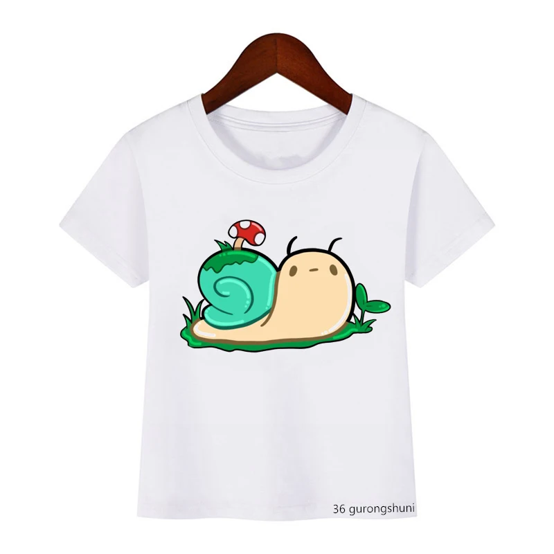 Camiseta infantil con divertido estampado de caracol - imagen 4