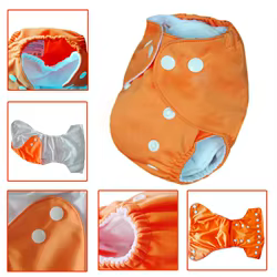 ALVABABY Pañal de tela de bolsillo de microfibra para recién nacido