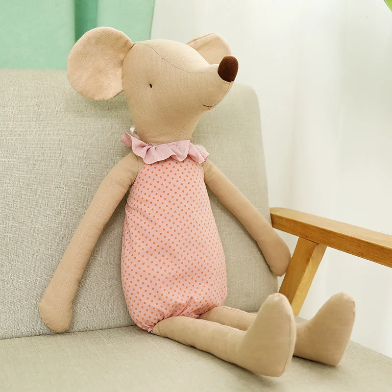 Peluche de ratón suave Kawaii para dormir, regalo cumpleaños - imagen 3