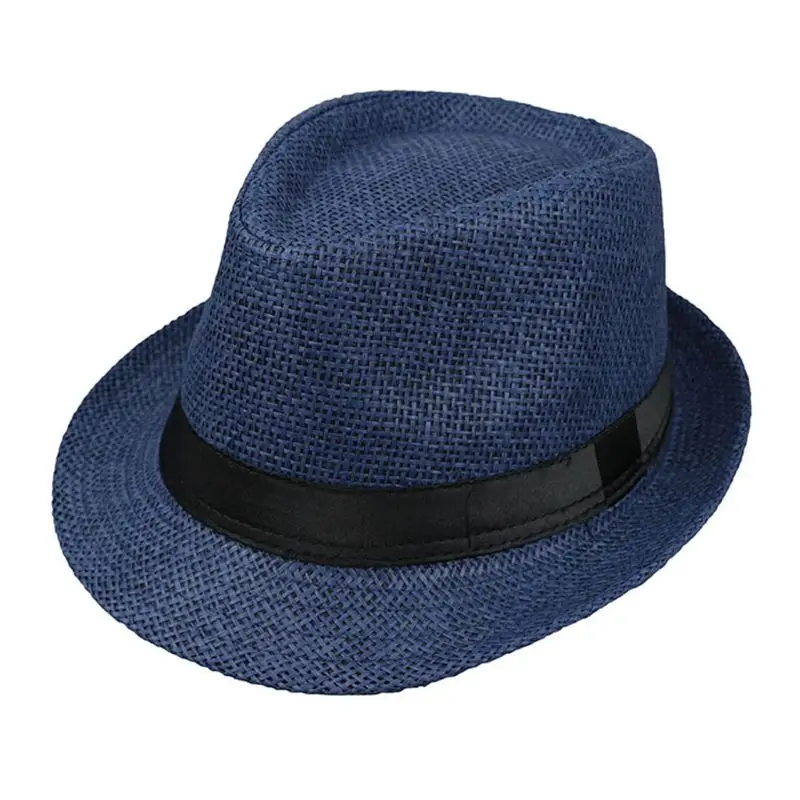 Sombrero de paja playero para niños estilo clásico transpirable - imagen 2