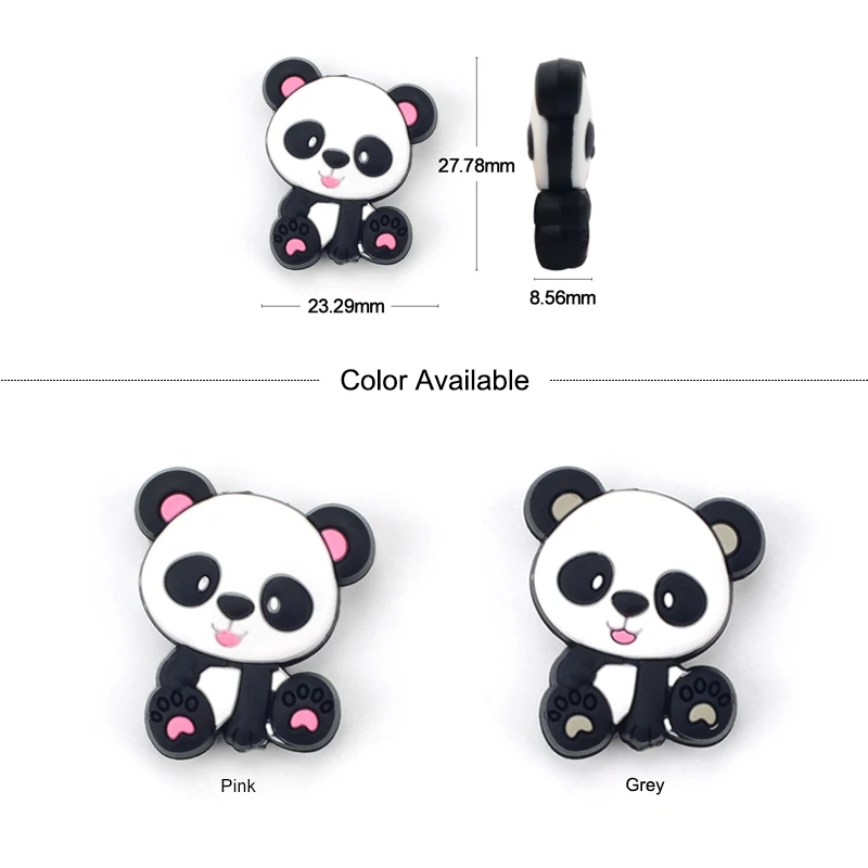 LOFCA Cuentas de silicona Panda y Koala - Pack dentición bebé sin BPA - imagen 3