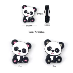 LOFCA Cuentas de silicona Panda y Koala - Pack dentición bebé sin BPA