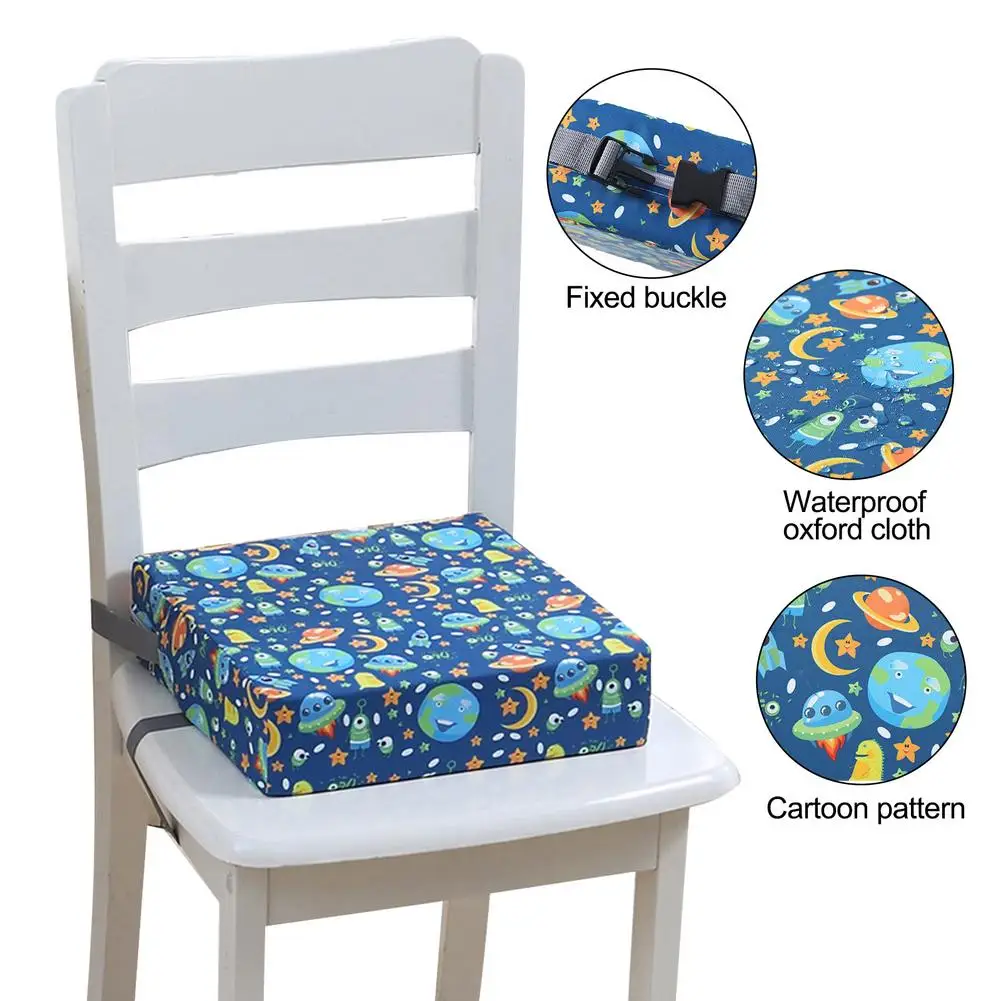 Asiento elevador infantil con hebillas ajustables y cojín lavable - imagen 4