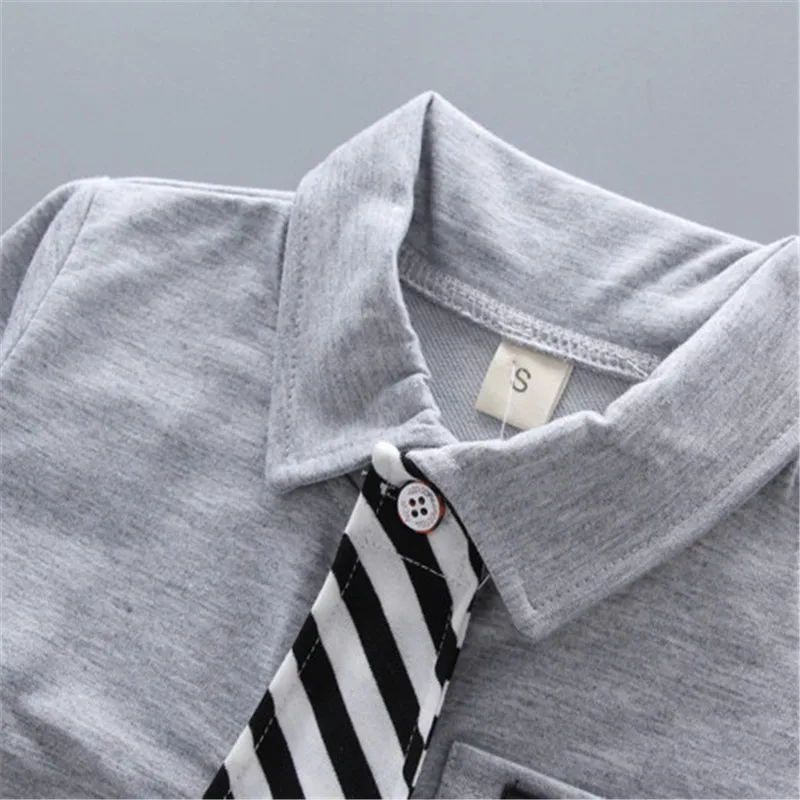 Lawadka conjunto bebé niño camiseta lazo pantalones algodón primavera - imagen 5