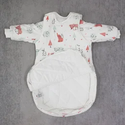 Saco de dormir bebé tipo manta con cambiador y mangas desmontables