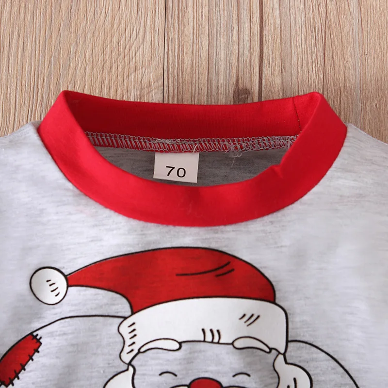 Babzapleume conjunto de Navidad para bebé recién nacido de dibujos