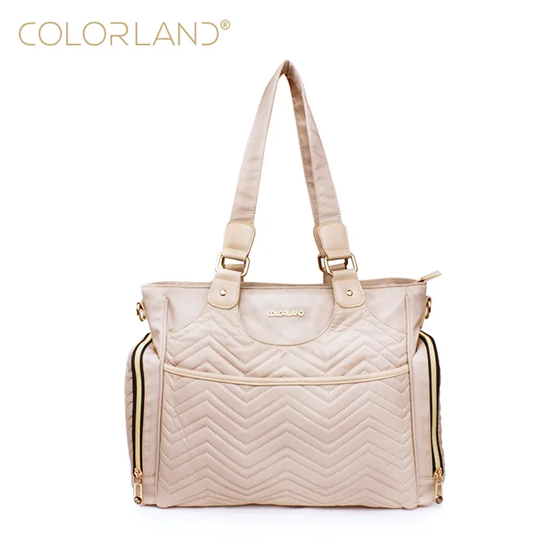 COLORLAND Bolsa de pañales impermeable para cochecito - imagen 5