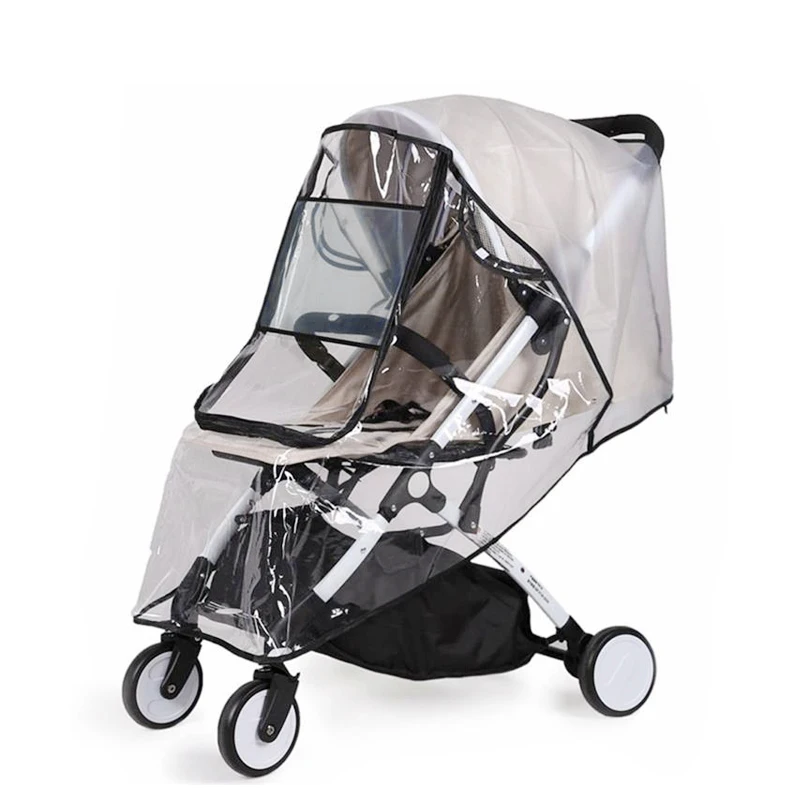 Funda lluvia impermeable para cochecito de bebé EVA - imagen 2