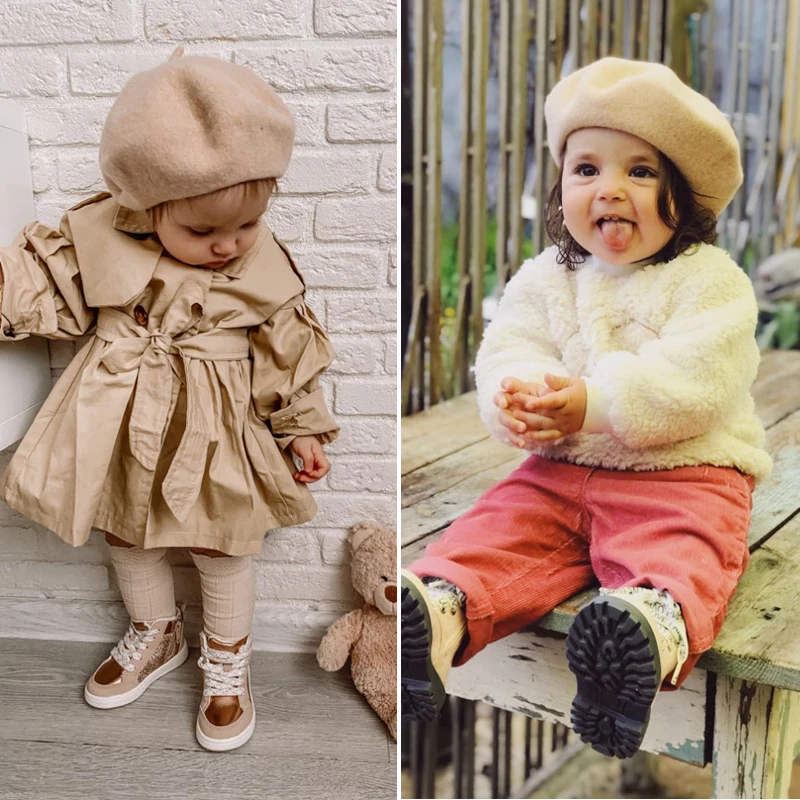 Gorro de lana, boina para niños: invierno y otoño - imagen 5