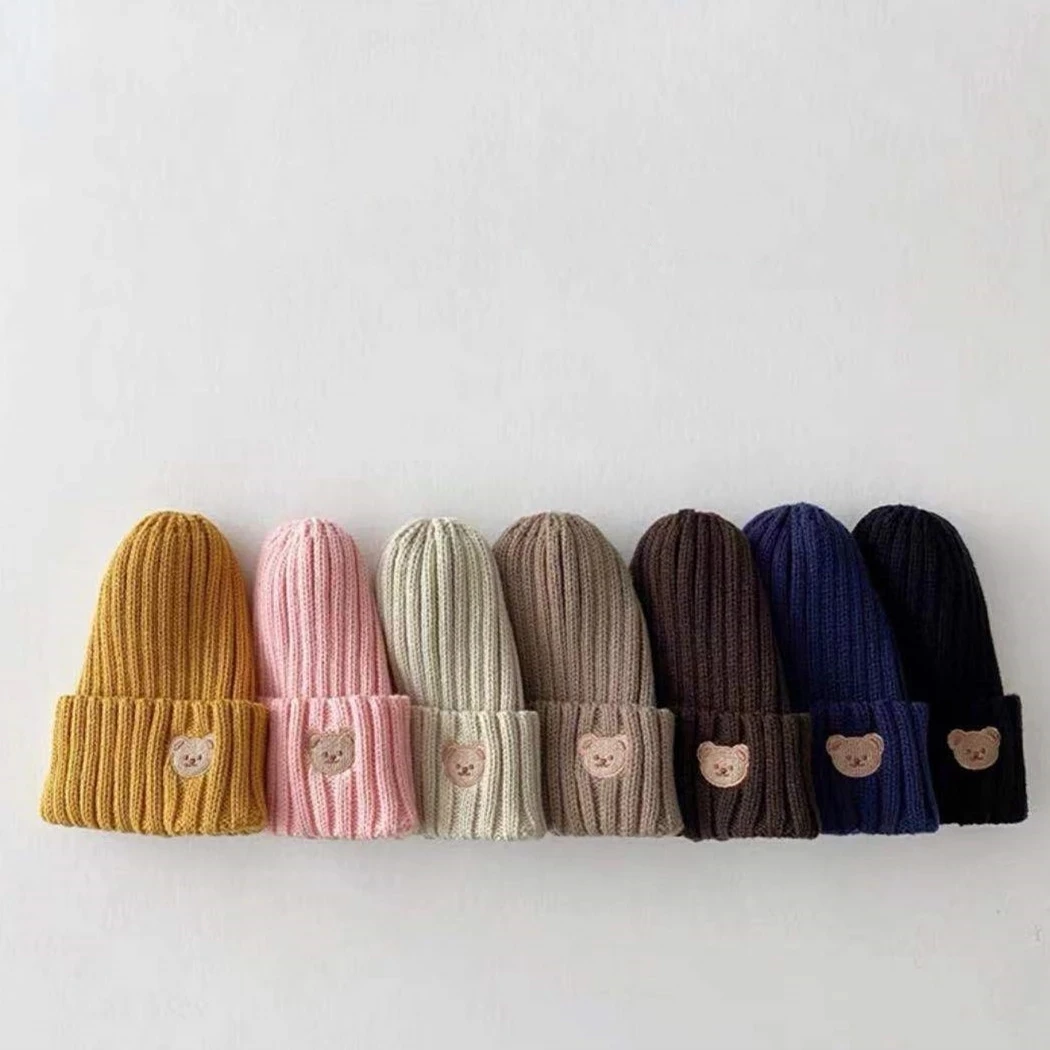 Gorro de punto Milangel con orejas de oso para niño - imagen 2