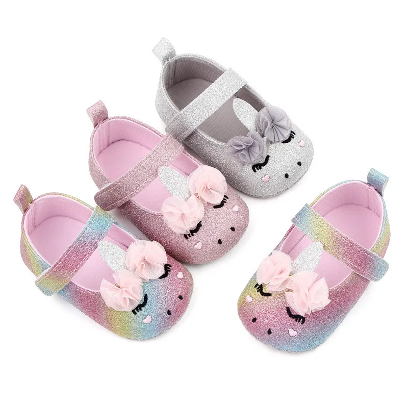 Zapatillas de bebé con dibujos y suela blanda para primeros pasos - imagen 3