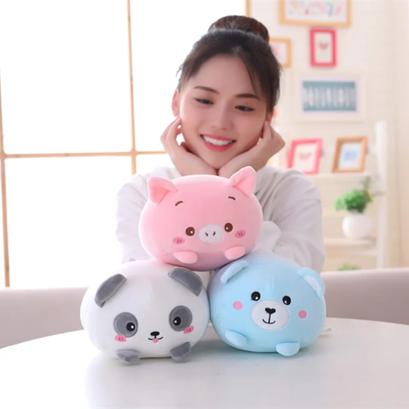 Peluche almohada de regalo animales suaves de dibujos animados - imagen 4
