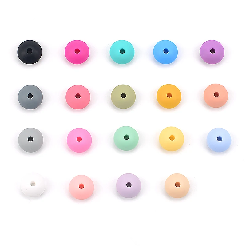 Cuentas silicona para collar dentición sin BPA kit DIY - imagen 4