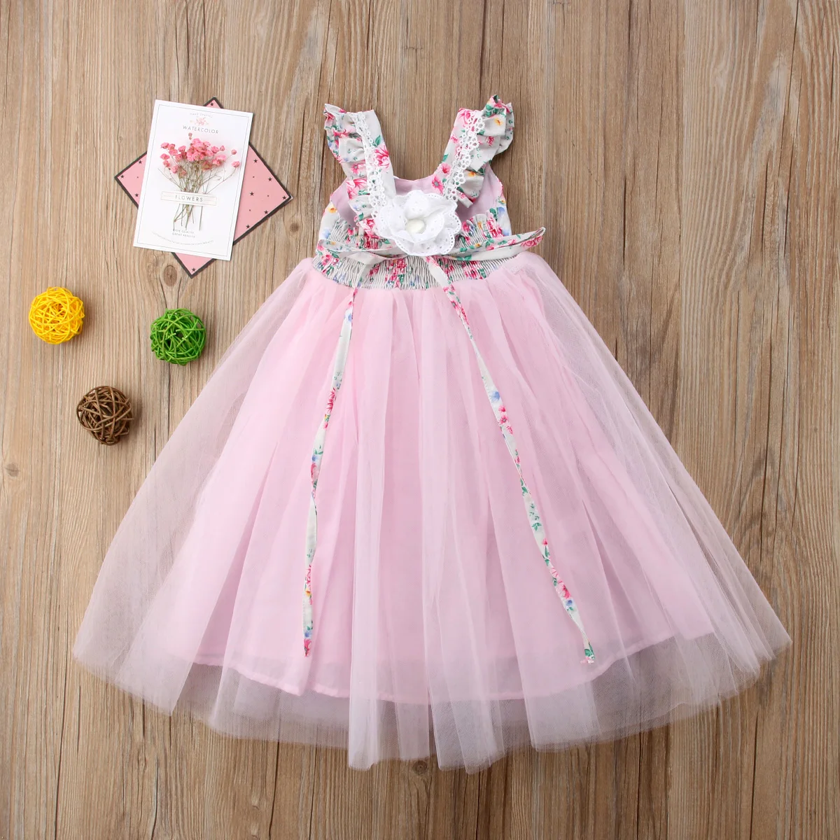 Vestido tutú para niña – Modelo princesa fiesta verano - imagen 5