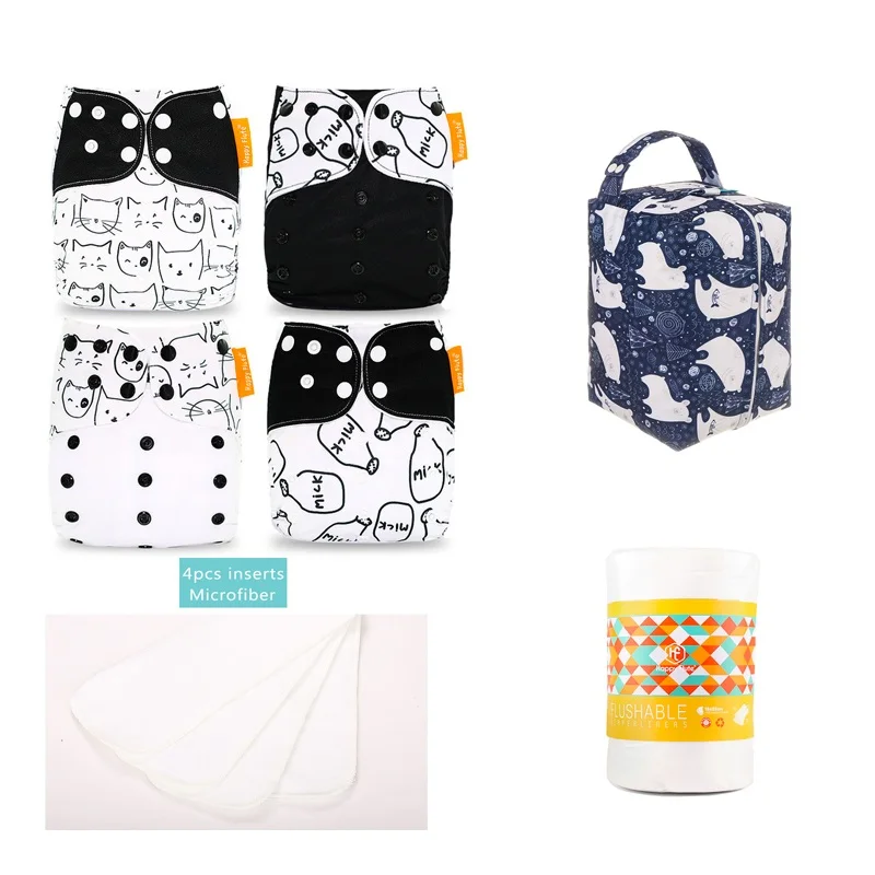 Pañal de tela HappyFlute con bolsillo abierto