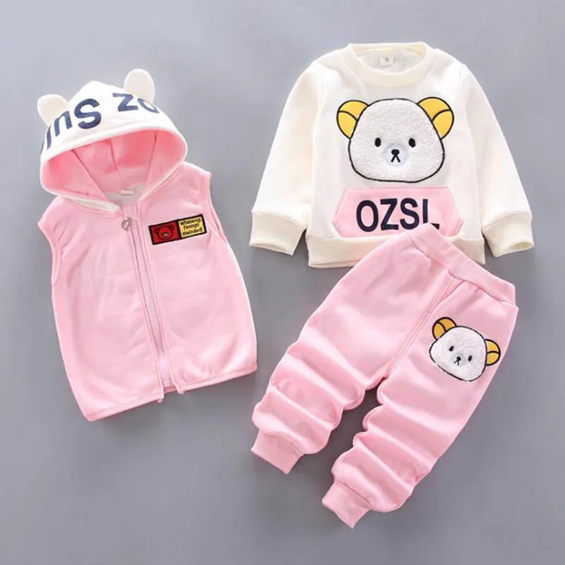 Tricken – Conjunto de abrigo con capucha de lana para bebé y niño - imagen 2