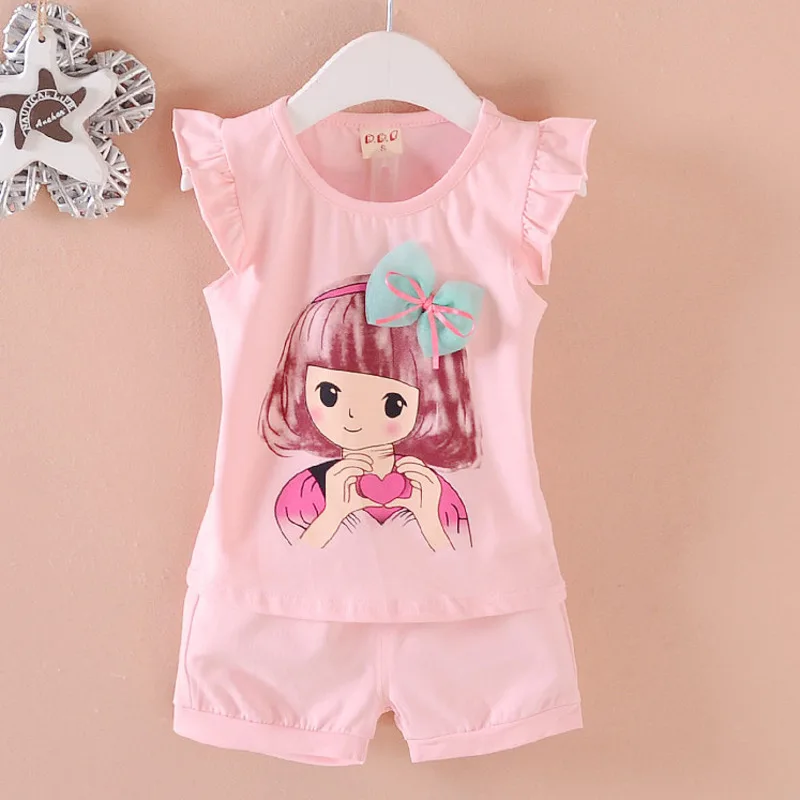 Conjunto verano niño: chaleco algodón con dibujos y pantalón corto - imagen 2