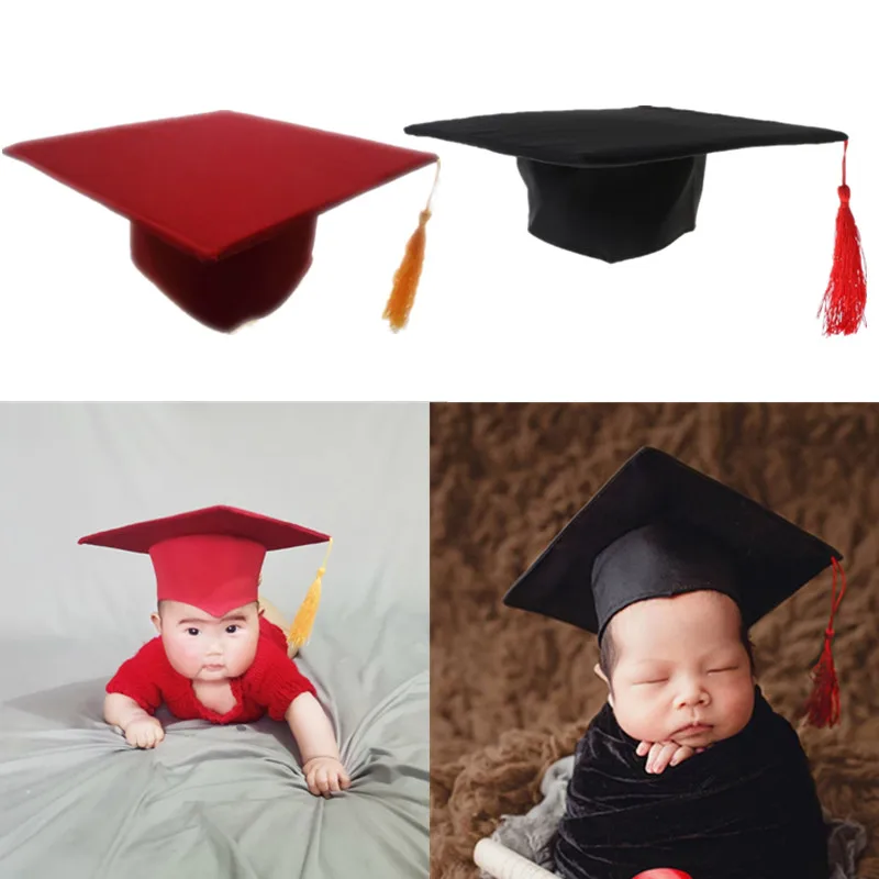 Gorro de graduación para recién nacido en fotos de guardería - imagen 5