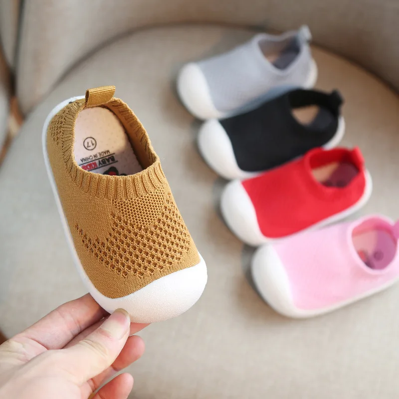 Zapatos de primeros pasos transpirables de punto flexibles - imagen 5