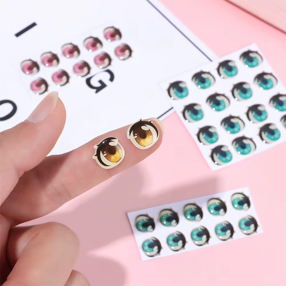 Ojos de muñeca – Accesorios coloridos divertidos para juego creativo - imagen 3