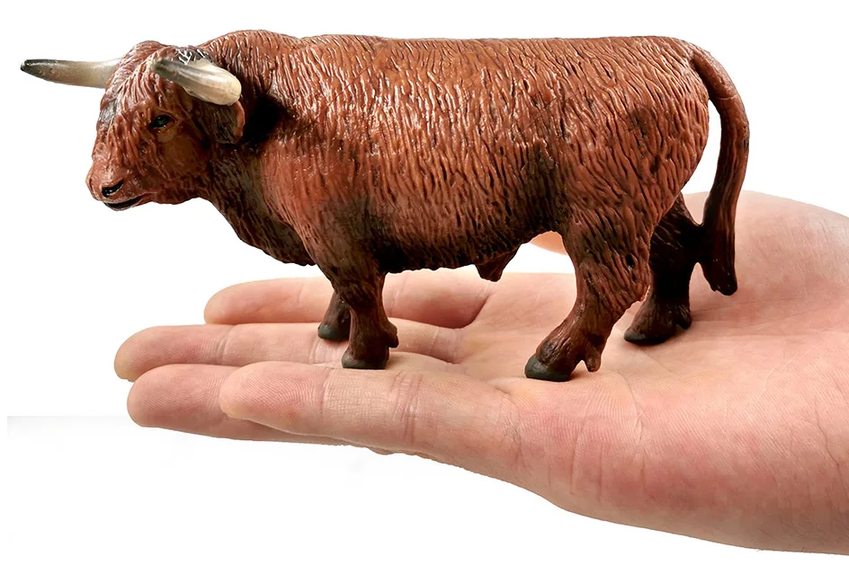 Vaca/ganado en miniatura para composiciones