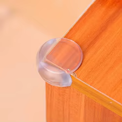 PANGDUBE Protectores de esquinas para bebés de silicona transparente