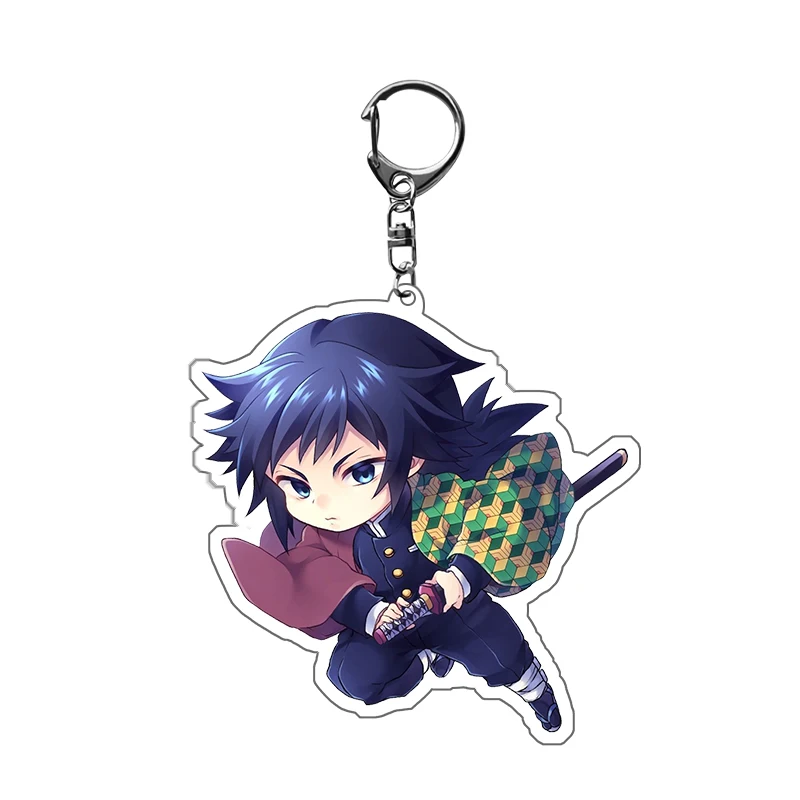 Llavero de Demon Slayer para niños con personaje y asa colgante