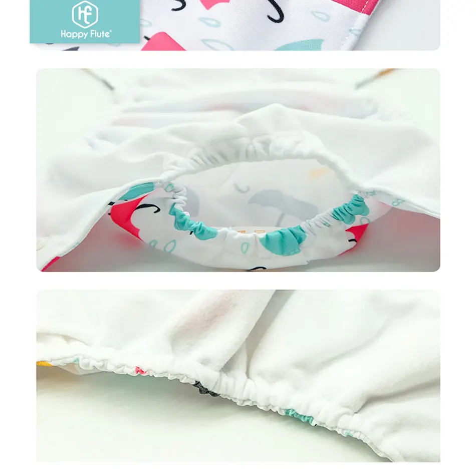 Happyflute – Pañal de tela reutilizable lavable para bebé - imagen 5