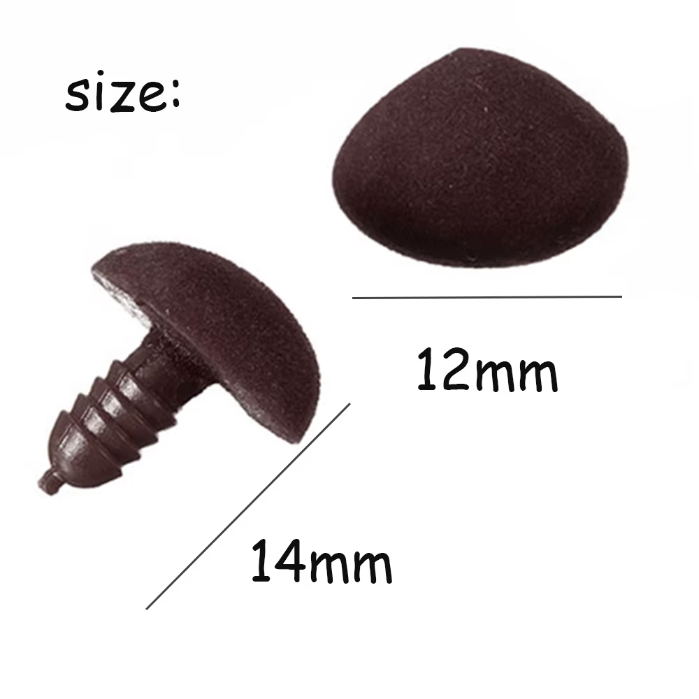 Nariz triangular para muñecos de peluche - Accesorio DIY de plástico - imagen 4