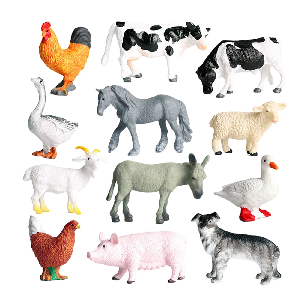 Figuras animales de granja realistas para casa de juegos - imagen 4