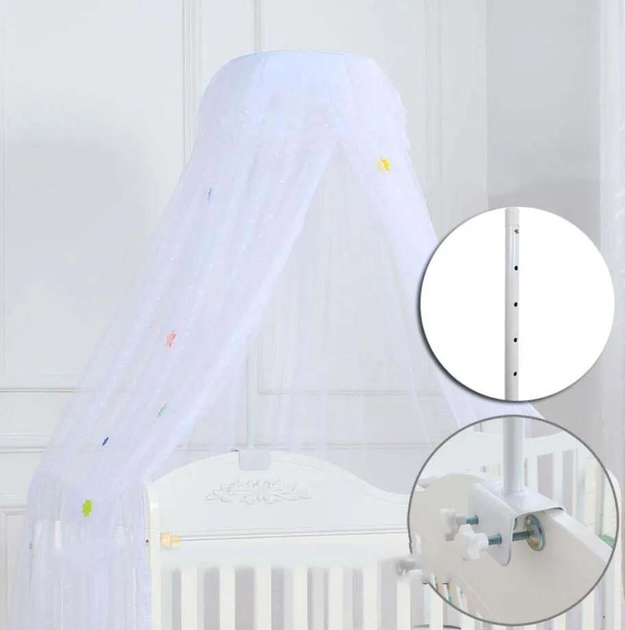 Mosquitera Universal para cuna bebé malla bipartita dosel elegante