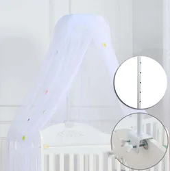 Mosquitera Universal para cuna bebé malla bipartita dosel elegante