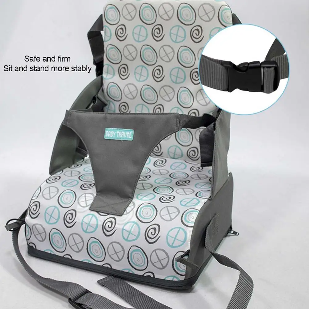 Silla alta portátil para bebé con tela Oxford impermeable y segura - imagen 5
