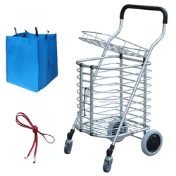 Carrito compras niños plegable bandeja portaobjetos