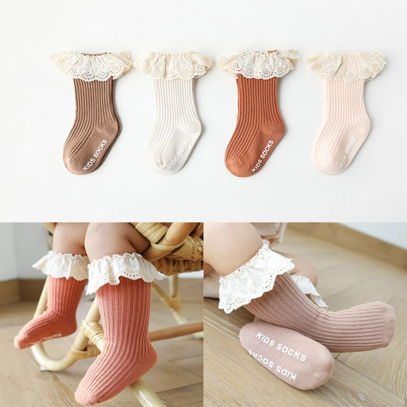 Calcetines antideslizantes de algodón para bebé invierno - imagen 2