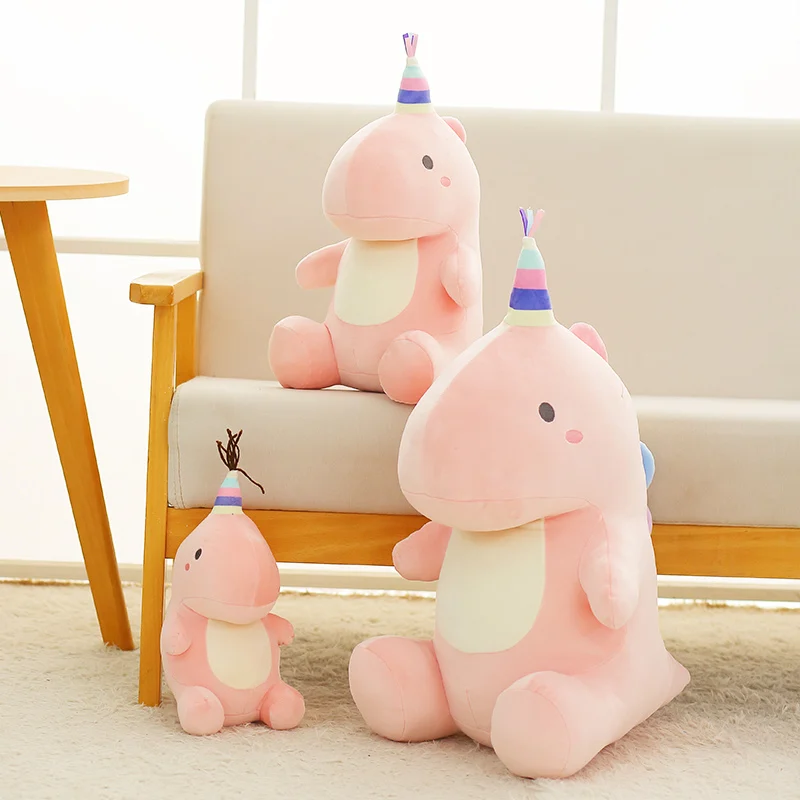 Huggabe peluche de dinosaurio súper suave para abrazos y dormir - imagen 3