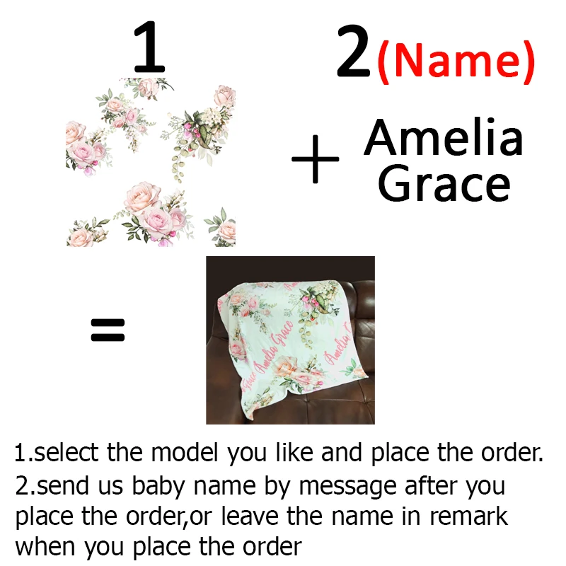 Manta para bebé recién nacido en franela suave, personalizable - imagen 4