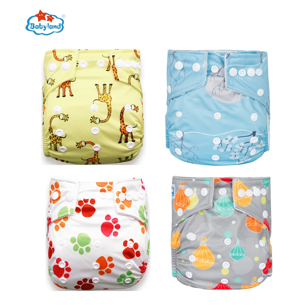 Babyland Pañales Reutilizables de Tela Ajustables 0-2 Años - imagen 2