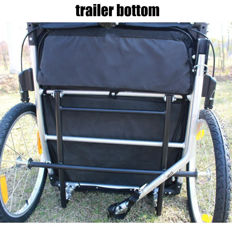 Remolque infantil para bicicleta dos en uno con ruedas inflables - imagen 4